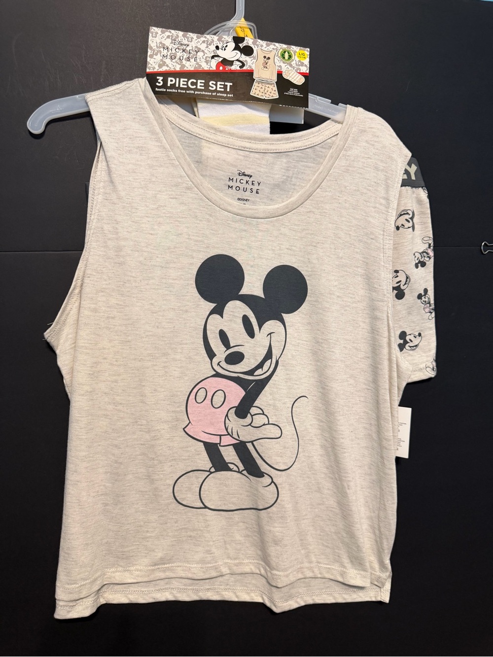 Disney Mickey Mouse 3 Piece Pajama Set